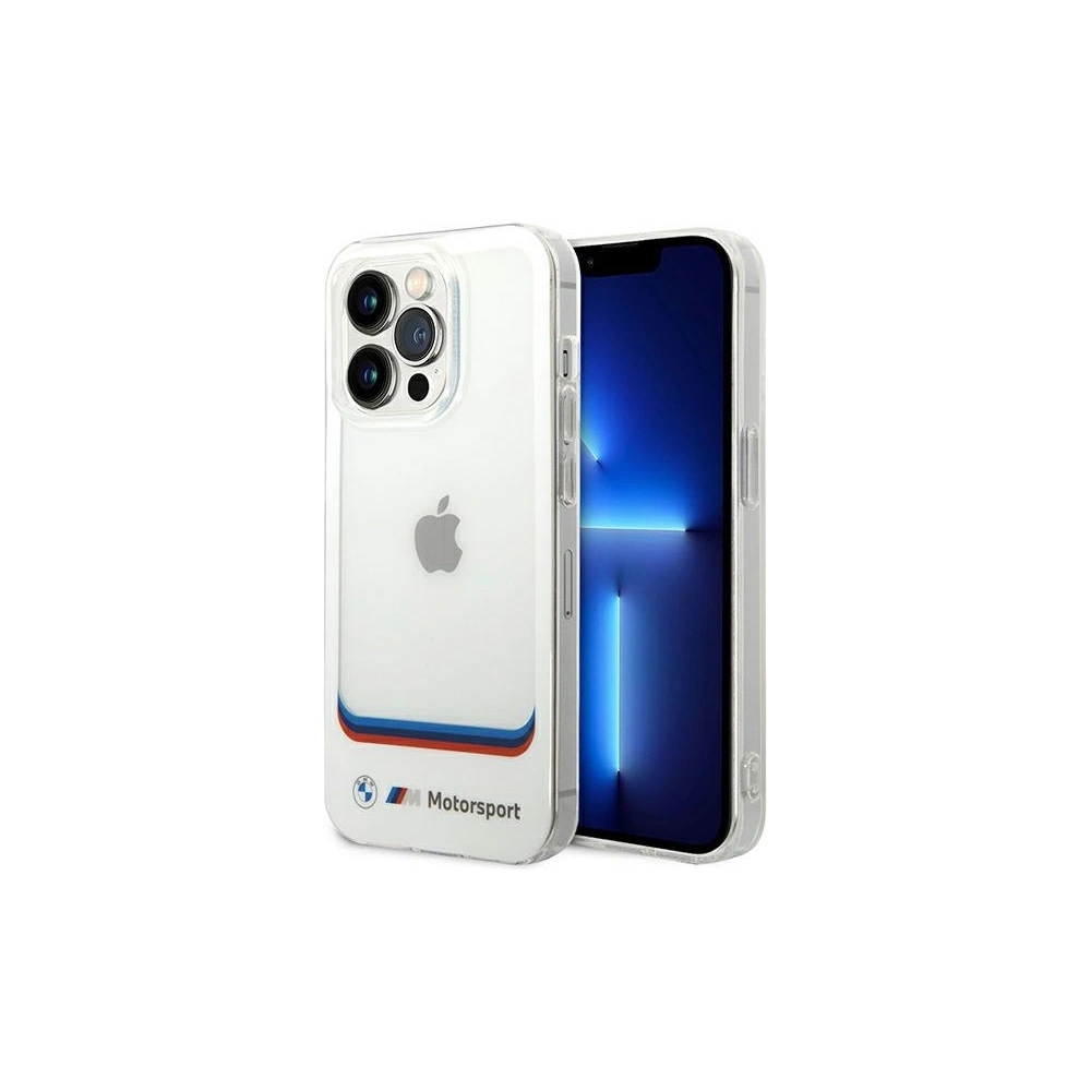 Hurtownia GSM - Etui BMW BMHCP14X22HMCH Apple iPhone 14 Pro Max bílý/white Transparent Center - BMW375 - {ean13} - Hurt