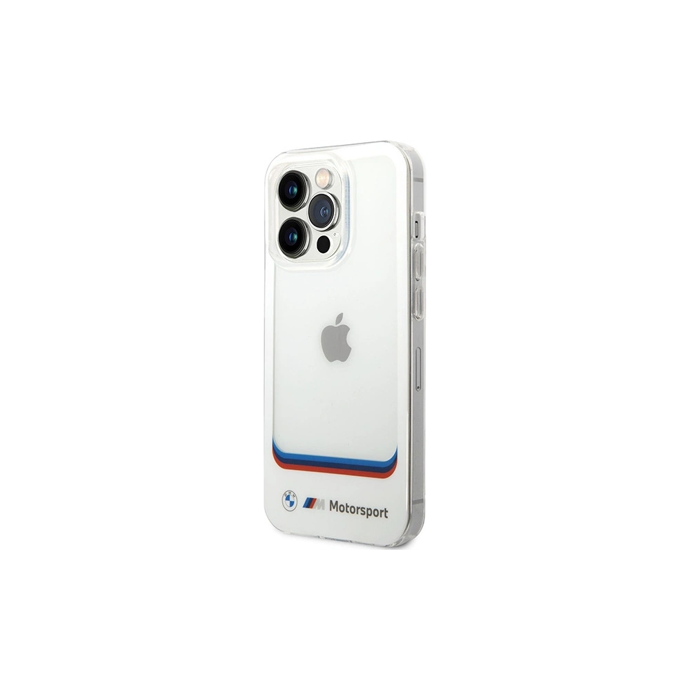 Hurtownia GSM - Etui BMW BMHCP14X22HMCH Apple iPhone 14 Pro Max bílý/white Transparent Center - BMW375 - {ean13} - Hurt