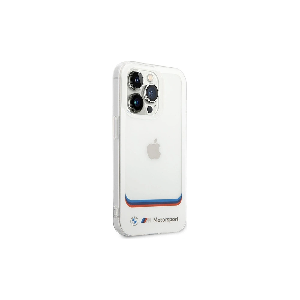 Hurtownia GSM - Etui BMW BMHCP14X22HMCH Apple iPhone 14 Pro Max bílý/white Transparent Center - BMW375 - {ean13} - Hurt