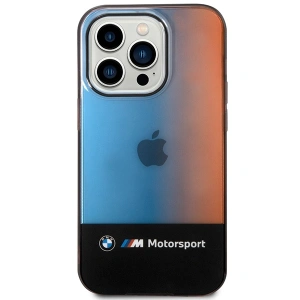 Etui BMW BMHCP14X22HMGK Apple iPhone 14 Pro Max czarny/black Half Tricolor