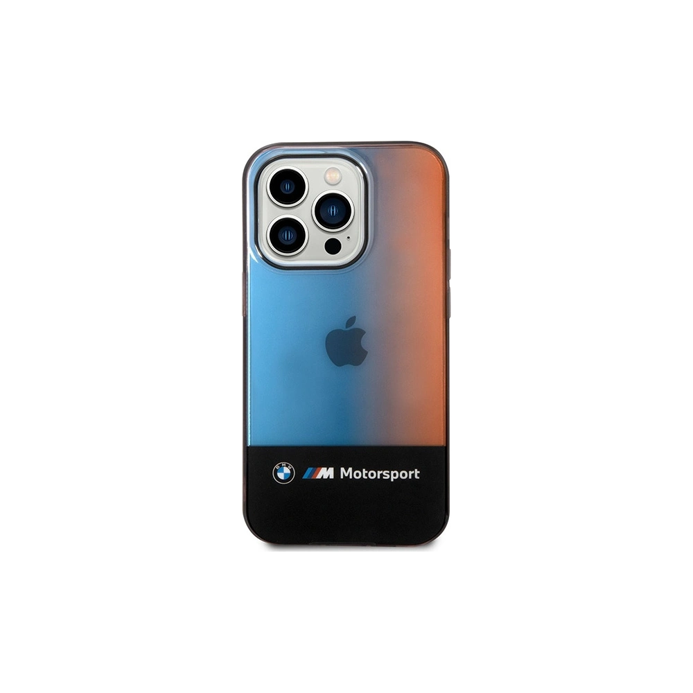 Hurtownia GSM - Etui BMW BMHCP14X22HMGK Apple iPhone 14 Pro Max schwarz/black Half Tricolor - BMW376 - {ean13} - Hurt