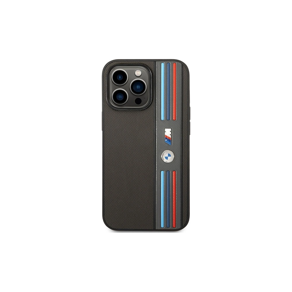 Hurtownia GSM - Etui BMW BMHCP14X22PPMA Apple iPhone 14 Pro Max šedý/grey Tricolor M Collection - BMW378 - {ean13} - Hurt