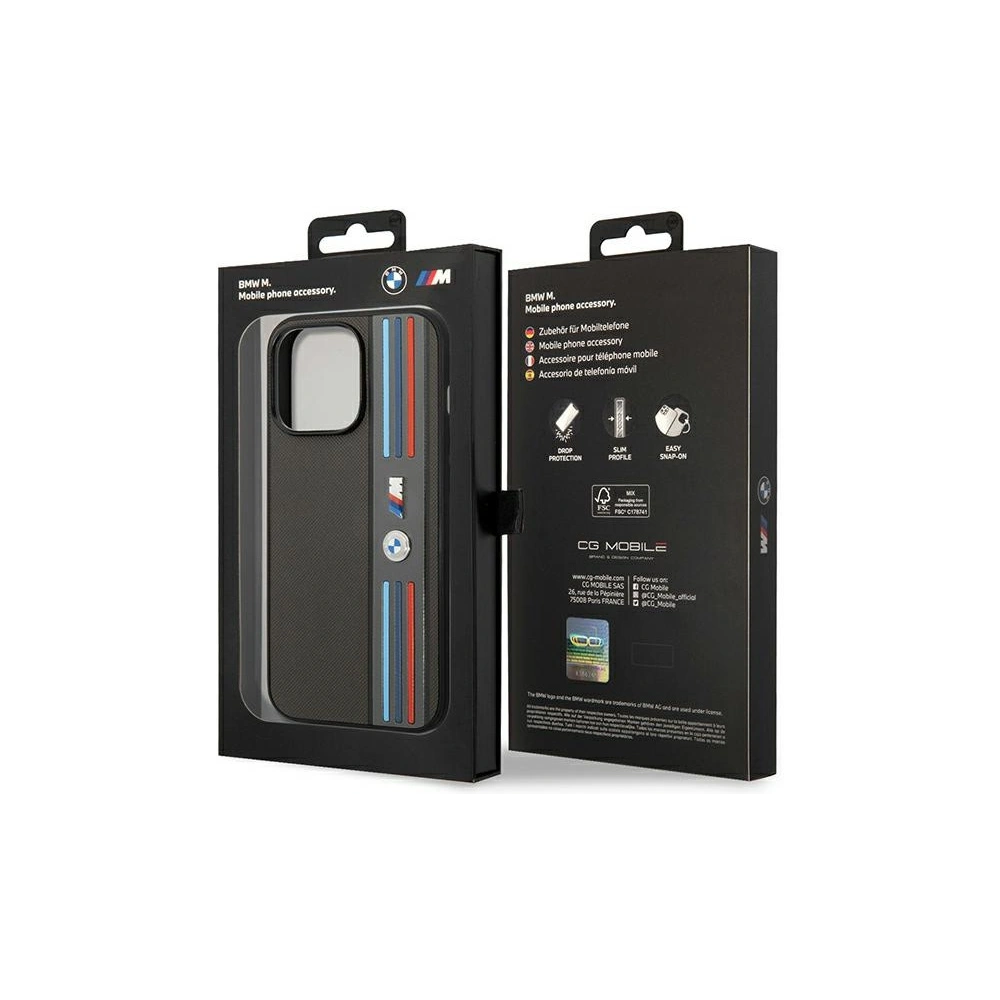 Hurtownia GSM - Etui BMW BMHCP14X22PPMA Apple iPhone 14 Pro Max grau/grey Tricolor M Collection - BMW378 - {ean13} - Hurt