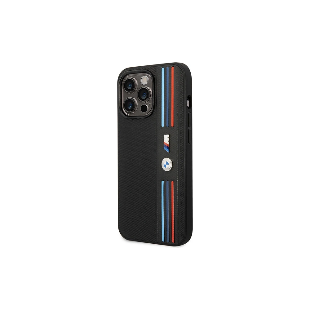 Hurtownia GSM - Etui BMW BMHCP14X22PPMK Apple iPhone 14 Pro Max černý/black Tricolor M Collection - BMW379 - {ean13} - Hurt