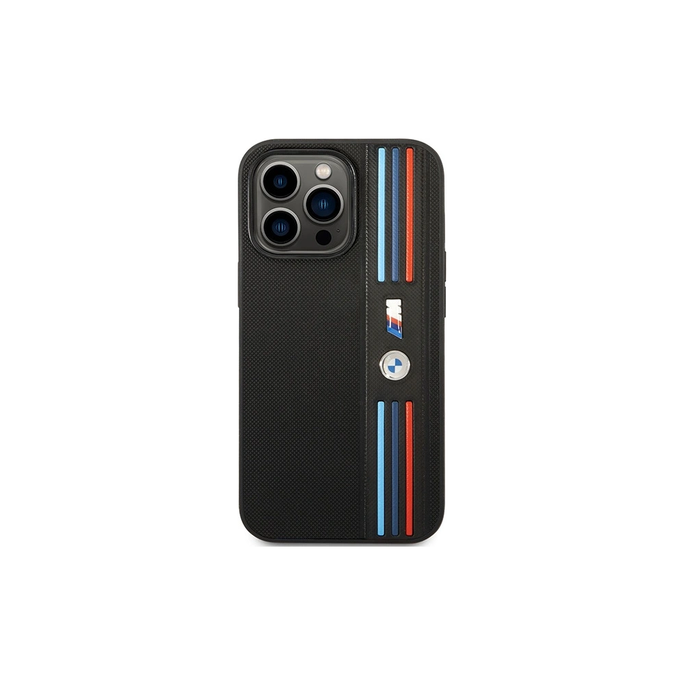 Hurtownia GSM - Etui BMW BMHCP14X22PPMK Apple iPhone 14 Pro Max černý/black Tricolor M Collection - BMW379 - {ean13} - Hurt