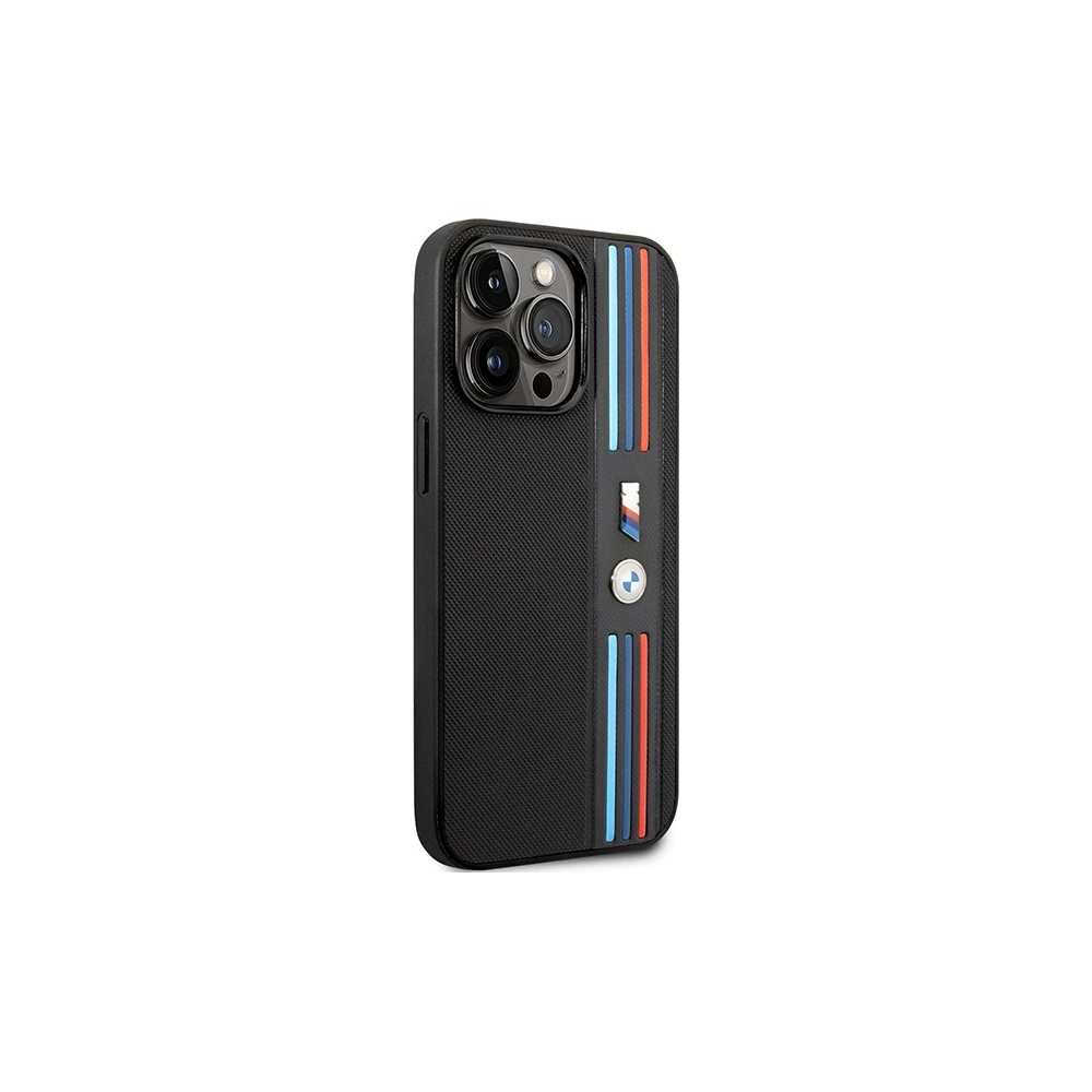 Hurtownia GSM - Etui BMW BMHCP14X22PPMK Apple iPhone 14 Pro Max černý/black Tricolor M Collection - BMW379 - {ean13} - Hurt
