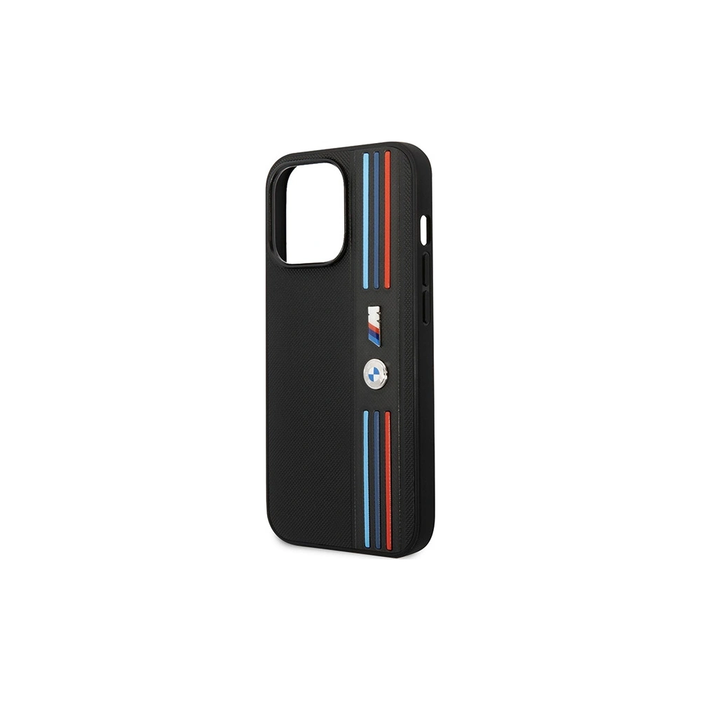 Hurtownia GSM - Etui BMW BMHCP14X22PPMK Apple iPhone 14 Pro Max černý/black Tricolor M Collection - BMW379 - {ean13} - Hurt