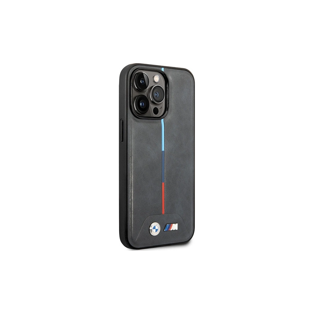 Hurtownia GSM - Etui BMW BMHCP14X22PVTA Apple iPhone 14 Pro Max šedý/grey prošívaný trikolóra - BMW380 - {ean13} - Hurt