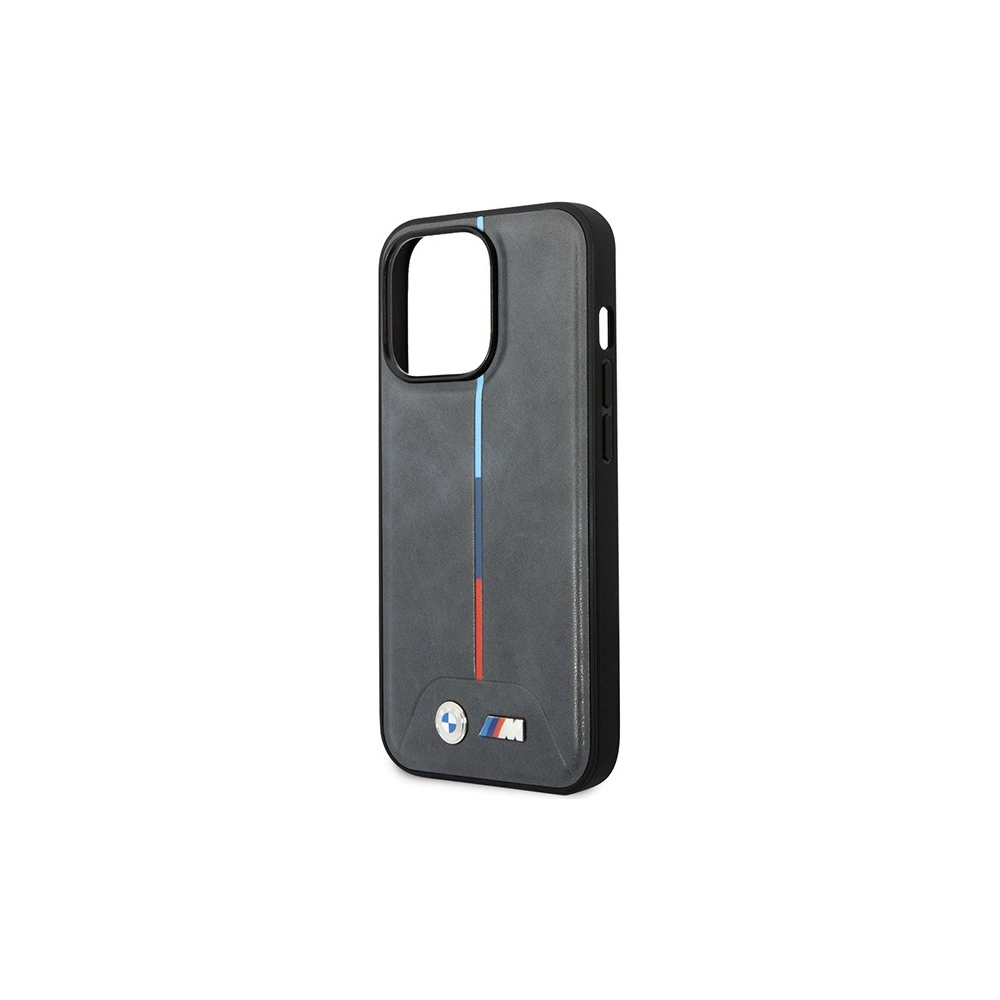Hurtownia GSM - Etui BMW BMHCP14X22PVTA Apple iPhone 14 Pro Max šedý/grey prošívaný trikolóra - BMW380 - {ean13} - Hurt