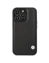 Wholesale BMW BMHCP14X22RBDK Apple iPhone 14 Pro Max black hardcase Leather Blue Dots - BMW381 - {ean13} - Hurt