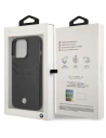 Hurtownia GSM - Etui BMW BMHCP14X22RSEPK Apple iPhone 14 Pro Max fekete/bőr Kártyatartó - BMW383 - {ean13} - Hurt