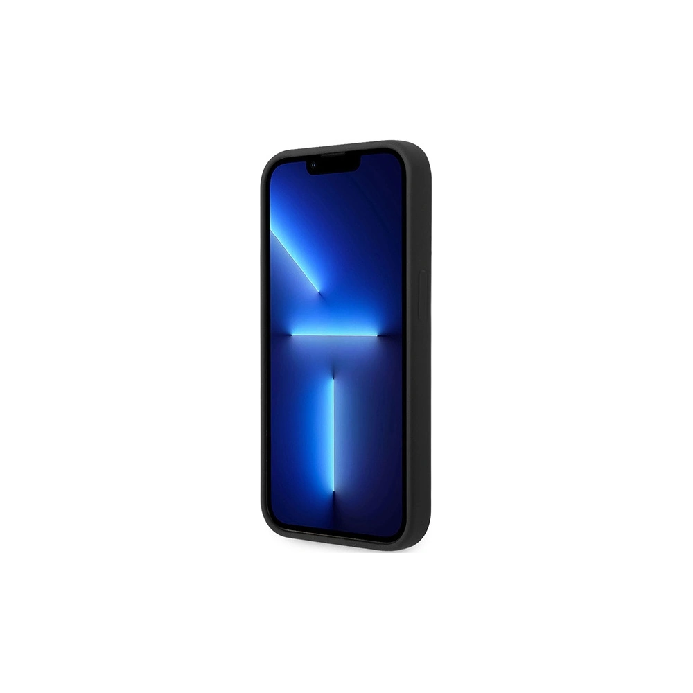 Hurtownia GSM - Etui BMW BMHCP14X22SOTK Apple iPhone 14 Pro Max černý/black silikonové šikmé pruhy - BMW384 - {ean13} - Hurt