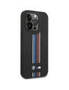 Hurtownia GSM - Etui BMW BMHCP14X22SWTK Apple iPhone 14 Pro Max fekete/sz black Szilikon Függőleges Tricolor Csíkok - BMW385 - {ean13} - Hurt
