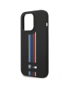 Hurtownia GSM - Etui BMW BMHCP14X22SWTK Apple iPhone 14 Pro Max fekete/sz black Szilikon Függőleges Tricolor Csíkok - BMW385 - {ean13} - Hurt