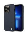 Etui BMW BMHCP14XSILNA Apple iPhone 14 Pro Max sötétkék/sötétkék Szilikon Fém Logó