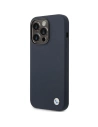 Hurtownia GSM - Etui BMW BMHCP14XSILNA Apple iPhone 14 Pro Max sötétkék/sötétkék Szilikon Fém Logó - BMW386 - {ean13} - Hurt