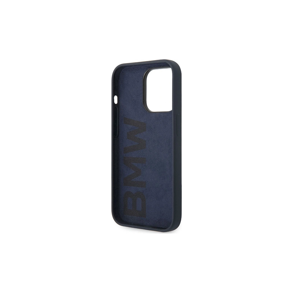 Hurtownia GSM - Etui BMW BMHCP14XSILNA Apple iPhone 14 Pro Max sötétkék/sötétkék Szilikon Fém Logó - BMW386 - {ean13} - Hurt