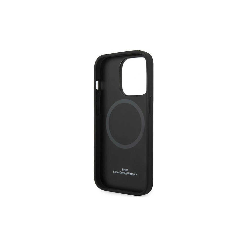 Hurtownia GSM - Etui BMW BMHMP14L22RFGK Apple iPhone 14 Pro černý/black kožený diamantový vzor MagSafe - BMW388 - {ean13} - Hurt