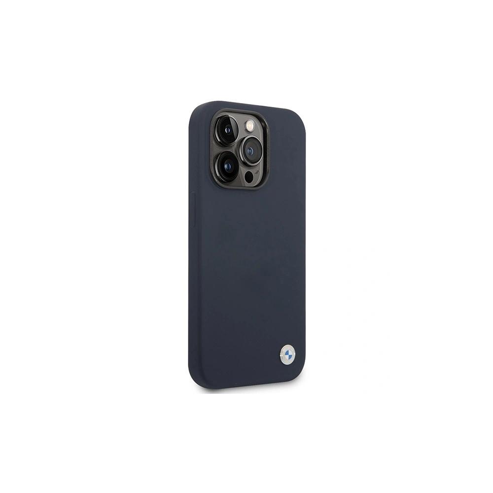 Hurtownia GSM - Etui BMW BMHMP14LSILNA Apple iPhone 14 Pro granátový/navy silikonový kovový logo MagSafe - BMW393 - {ean13} - Hurt