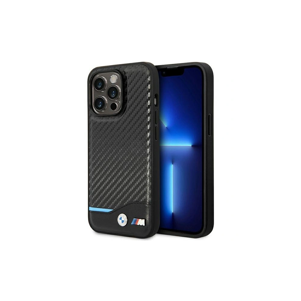Hurtownia GSM - Etui BMW BMHMP14X22NBCK Apple iPhone 14 Pro Max negru/black Carbon MagSafe - BMW395 - {ean13} - Hurt