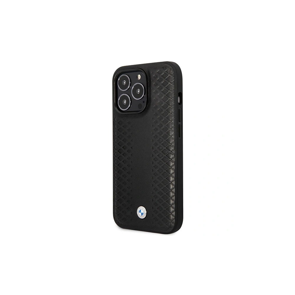 Hurtownia GSM - Etui BMW BMHMP14X22RFGK Apple iPhone 14 Pro Max schwarz/schwarz Leder Diamantmuster MagSafe - BMW396 - {ean13} - Hurt