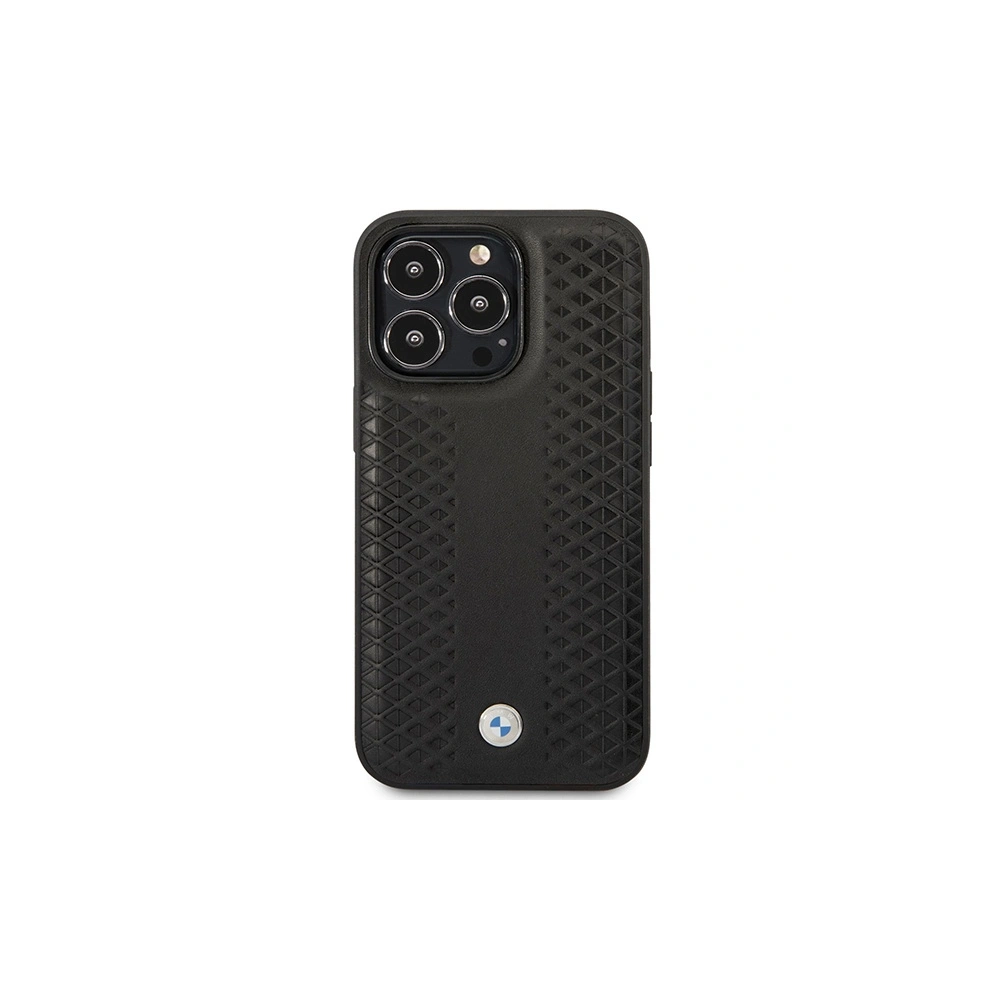 Hurtownia GSM - Etui BMW BMHMP14X22RFGK Apple iPhone 14 Pro Max schwarz/schwarz Leder Diamantmuster MagSafe - BMW396 - {ean13} - Hurt