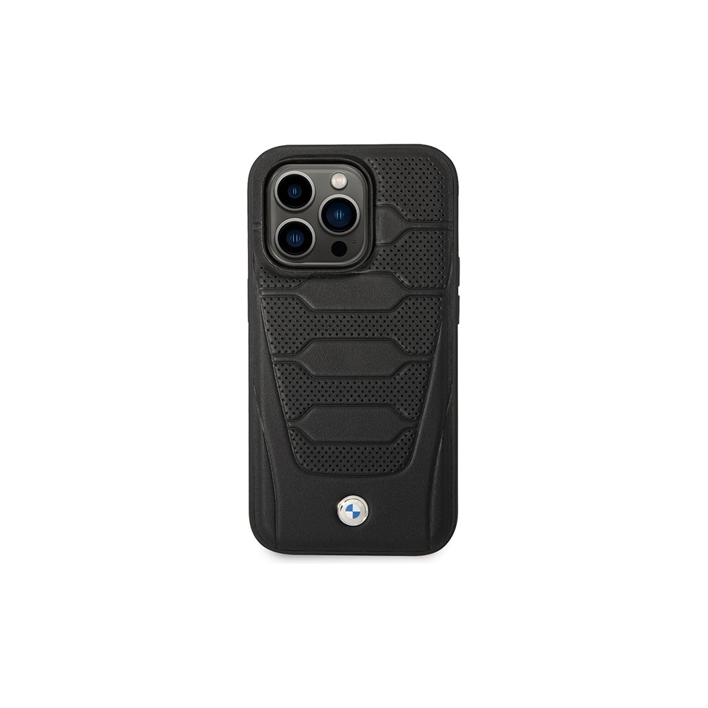 Hurtownia GSM - Etui BMW BMHMP14X22RPSK Apple iPhone 14 Pro Max negru/black Model de scaune din piele MagSafe - BMW398 - {ean13} - Hurt