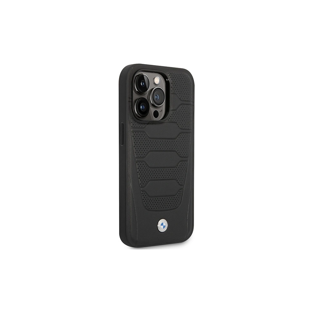 Hurtownia GSM - Etui BMW BMHMP14X22RPSK Apple iPhone 14 Pro Max černý/black Leather Seats Pattern MagSafe - BMW398 - {ean13} - Hurt