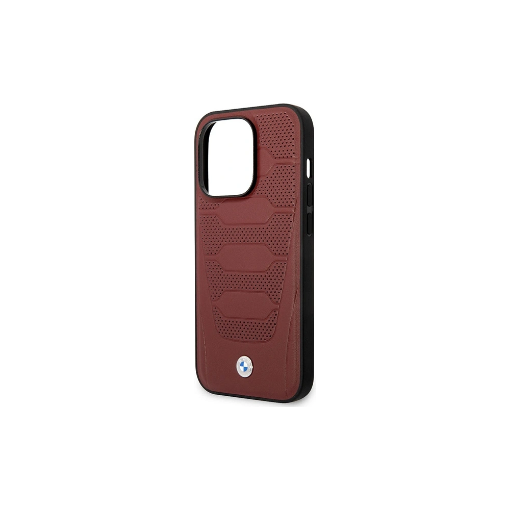 Hurtownia GSM - Etui BMW BMHMP14X22RPSR Apple iPhone 14 Pro Max burgundi/burgundy bőrkárpit minta MagSafe - BMW399 - {ean13} - Hurt