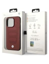 Hurtownia GSM - Etui BMW BMHMP14X22RPSR Apple iPhone 14 Pro Max burgundi/burgundy bőrkárpit minta MagSafe - BMW399 - {ean13} - Hurt