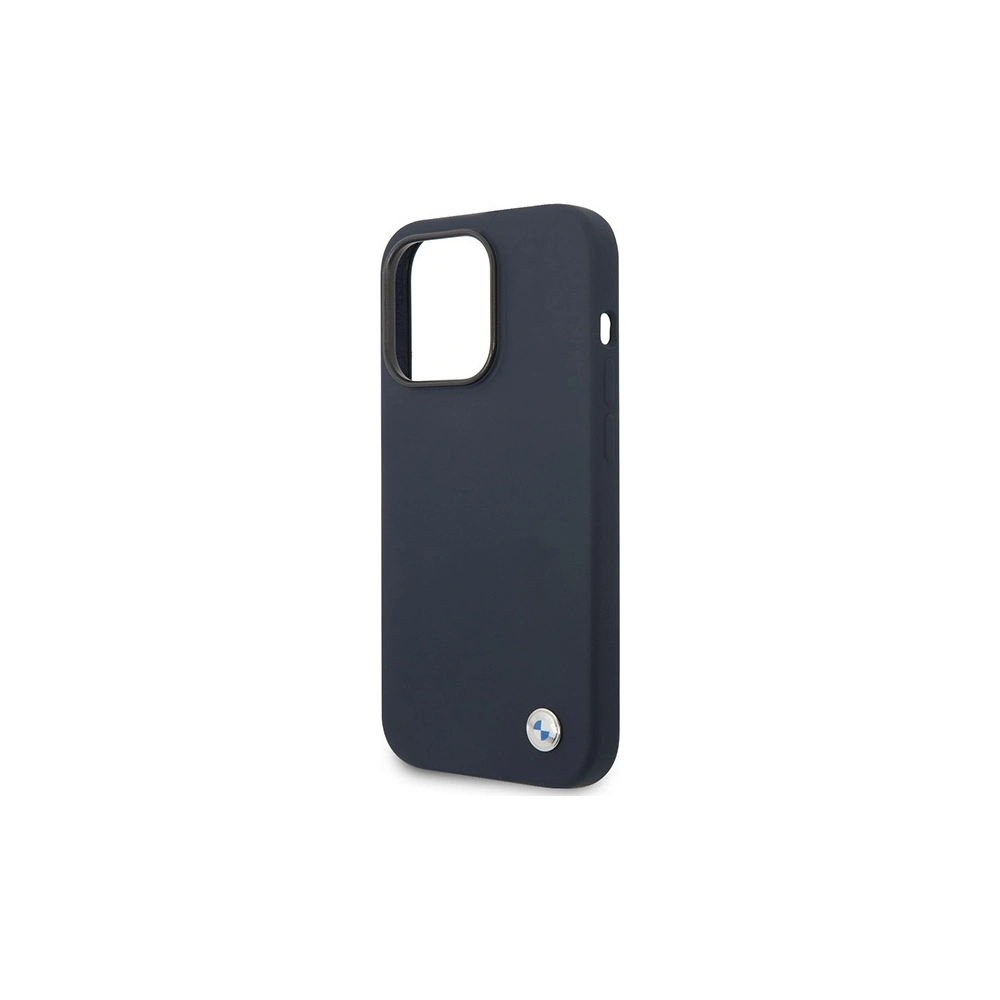 Hurtownia GSM - Etui BMW BMHMP14XSILNA Apple iPhone 14 Pro Max sötétkék/sötétkék Szilikon Fém Logó MagSafe - BMW400 - {ean13} - Hurt