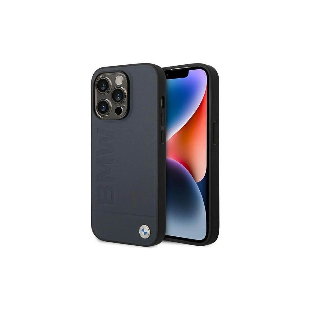 Hurtownia GSM - Etui BMW BMHMP14XSLLNA Apple iPhone 14 Pro Max navy/hartcase Leder Heißpräge MagSafe - BMW401 - {ean13} - Hurt