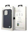 Hurtownia GSM - Etui BMW BMHMP14XSLLNA Apple iPhone 14 Pro Max granatowy/navy hardcase Leather Hot Stamp MagSafe - BMW401 - {ean13} - Hurt