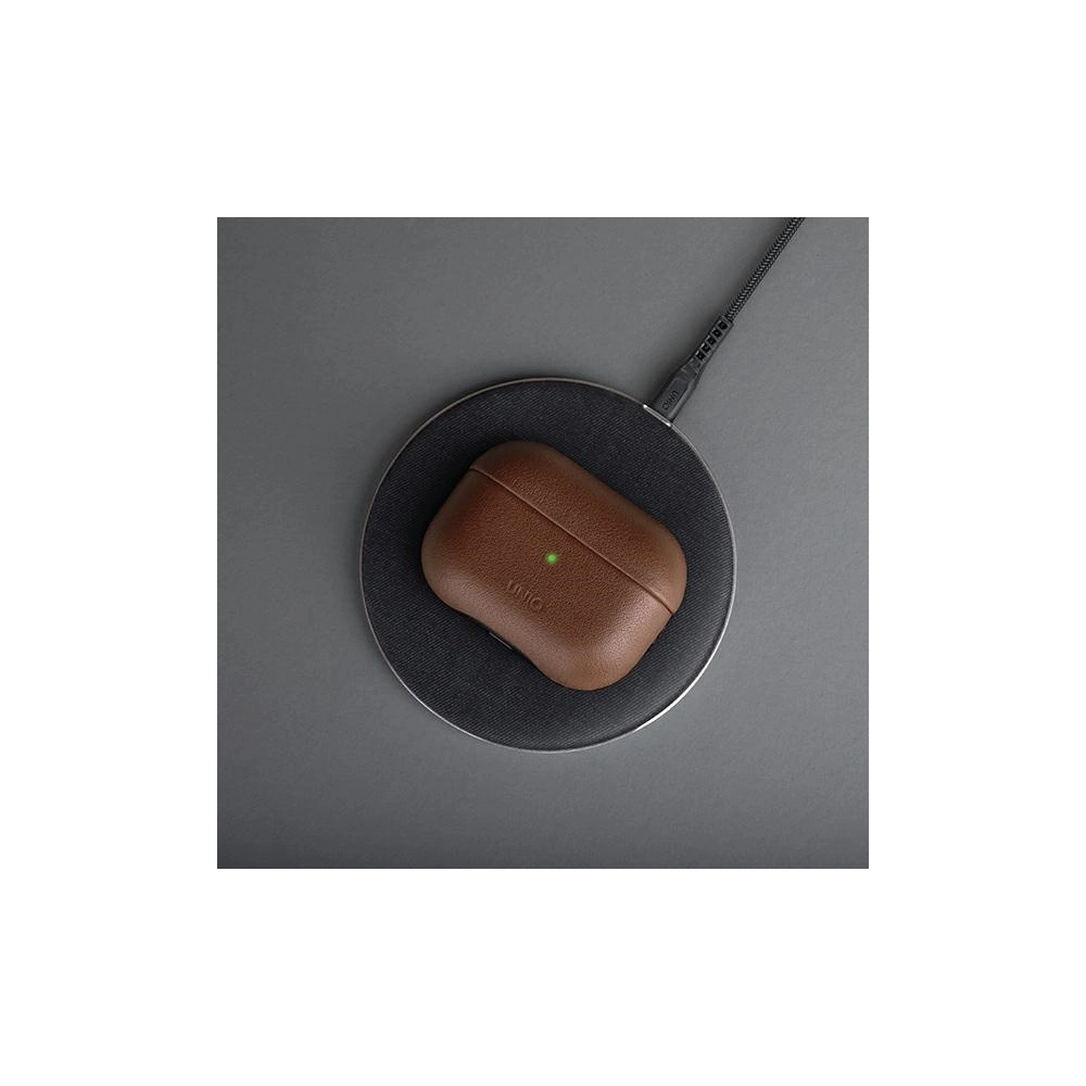 Hurtownia GSM - [OUTLET] UNIQ Terra tok Apple AirPods Pro valódi bőr olíva zöld/olive - OT-470 - {ean13} - Hurt