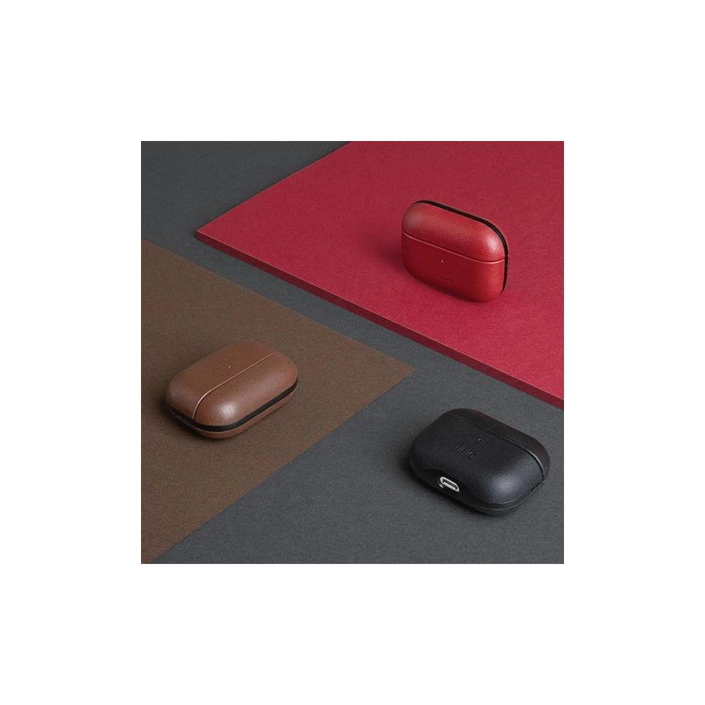 Hurtownia GSM - [OUTLET] UNIQ Terra tok Apple AirPods Pro valódi bőr olíva zöld/olive - OT-470 - {ean13} - Hurt