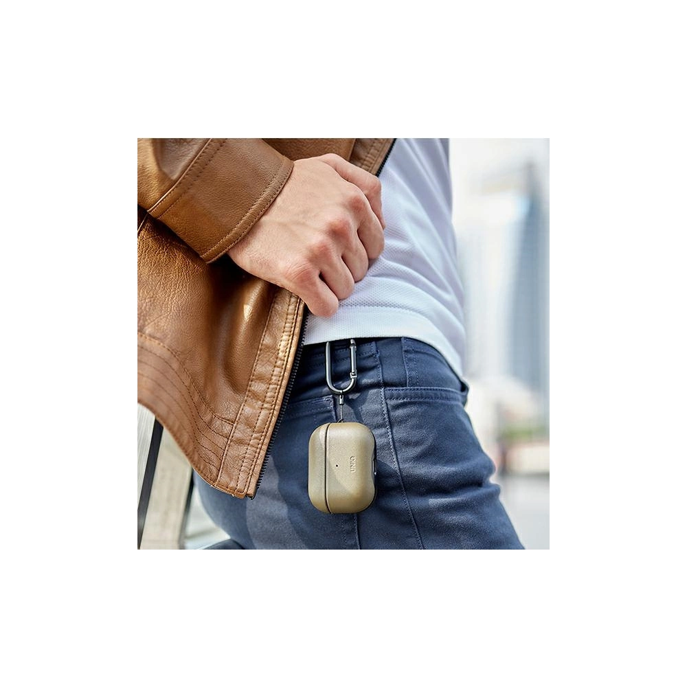 Hurtownia GSM - [OUTLET] UNIQ Terra tok Apple AirPods Pro valódi bőr olíva zöld/olive - OT-470 - {ean13} - Hurt