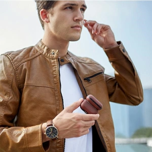[OUTLET] Pouzdro UNIQ Terra Apple AirPods Pro z pravé kůže olivové
