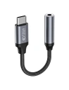 Adapter Tech-Protect Ultraboost USB-C/mini jack 3.5mm Fekete