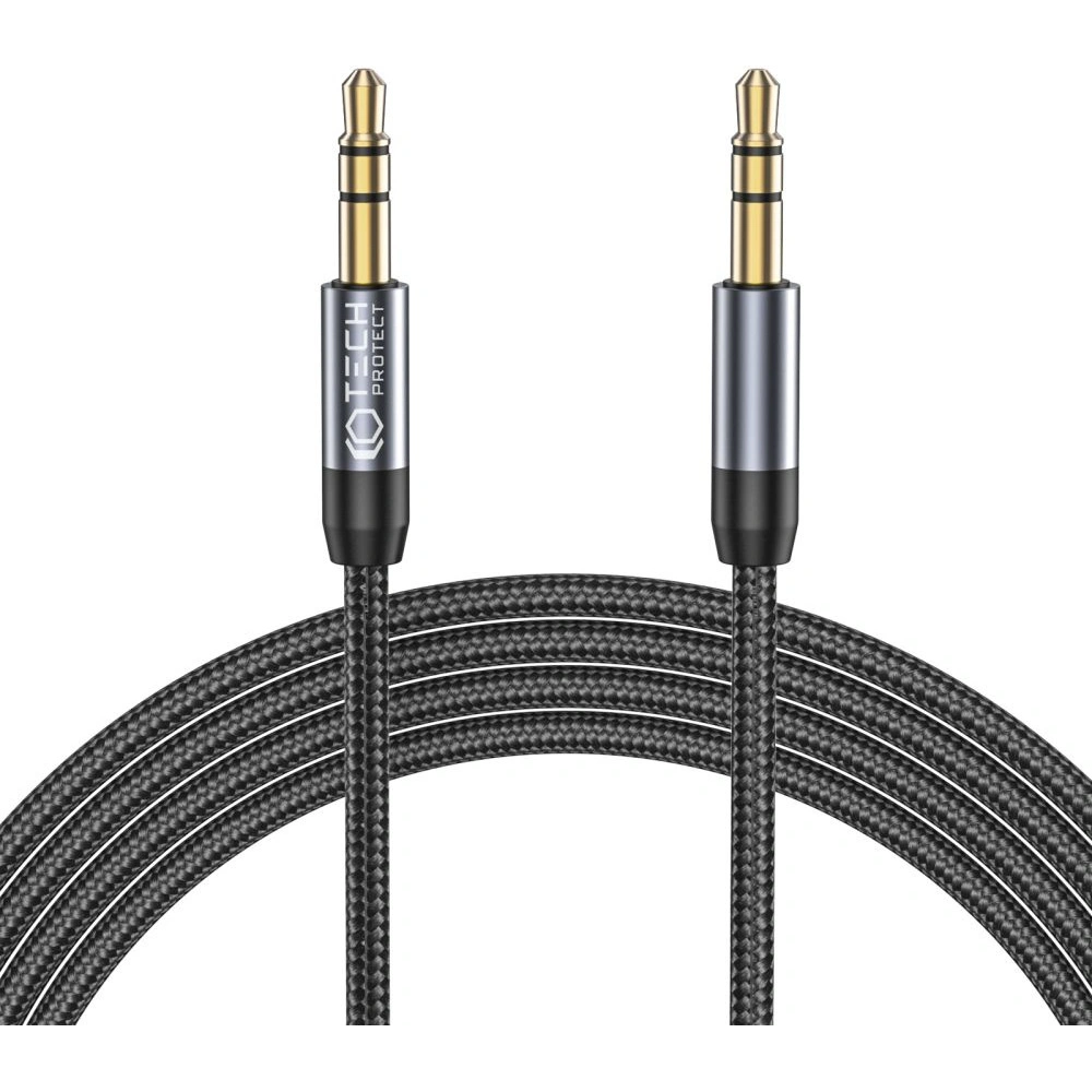 Hurtownia GSM - Kábel Tech-Protect Ultraboost mini jack 3.5mm 150cm Fekete - THP1796 - {ean13} - Hurt