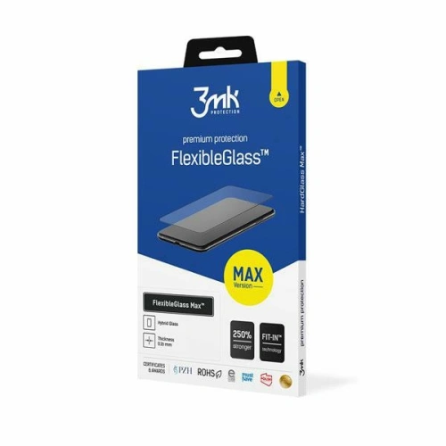 Szkło hybrydowe 3MK FlexibleGlass Max Samsung Galaxy S23+ Plus czarne