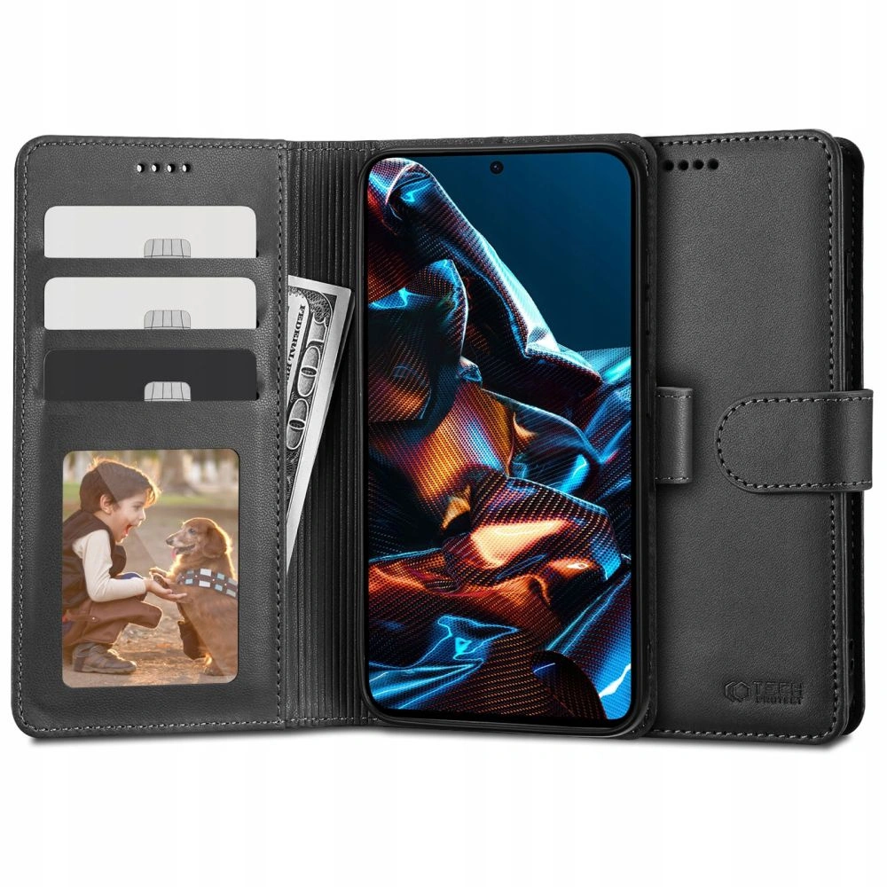 Wholesale Tech-Protect Wallet Xiaomi Redmi Note 12 Pro/POCO X5 Pro 5G Black - THP1797 - {ean13} - Hurt