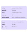 Hurtownia GSM - Încărcător wireless MagSafe Baseus Simple Mini3 Qi 15W albastru - BSU3981 - {ean13} - Hurt