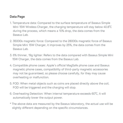 Ładowarka bezprzewodowa MagSafe Baseus Simple Mini3 Qi 15W niebieska