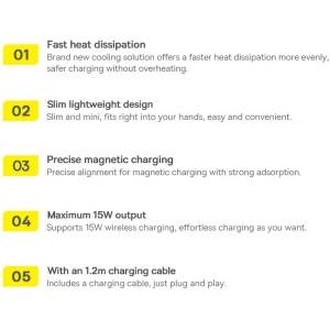 Wholesale Baseus Simple Mini3 Wireless Charger MagSafe Qi 15W niebieska - BSU3981 - {ean13} - Hurt