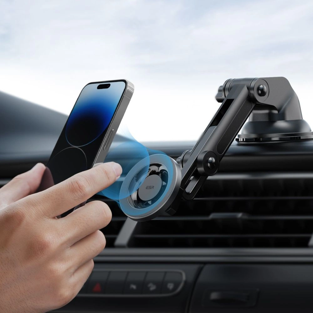 Wholesale ESR Halolock Magnetic MagSafe Dashboard Adjustable Car Mount Black - ESR660 - {ean13} - Hurt