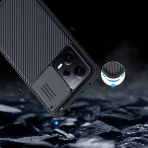 Hurtownia GSM - Etui Nillkin Camshield Pro Xiaomi Redmi Note 12 Pro/POCO X5 Pro 5G Schwarz - NLK945 - {ean13} - Hurt