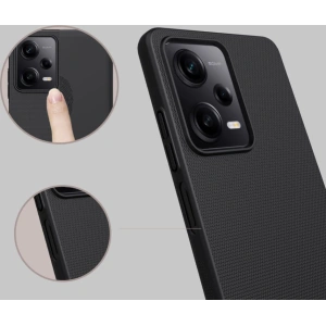 Hurtownia GSM - Etui Nillkin Frosted Shield Xiaomi Redmi Note 12 Pro/POCO X5 Pro 5G Schwarz - NLK947 - {ean13} - Hurt