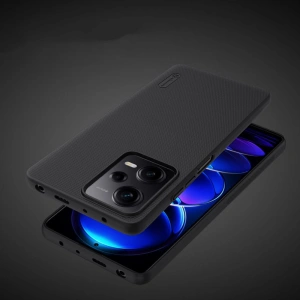 Hurtownia GSM - Etui Nillkin Frosted Shield Xiaomi Redmi Note 12 Pro/POCO X5 Pro 5G Schwarz - NLK947 - {ean13} - Hurt