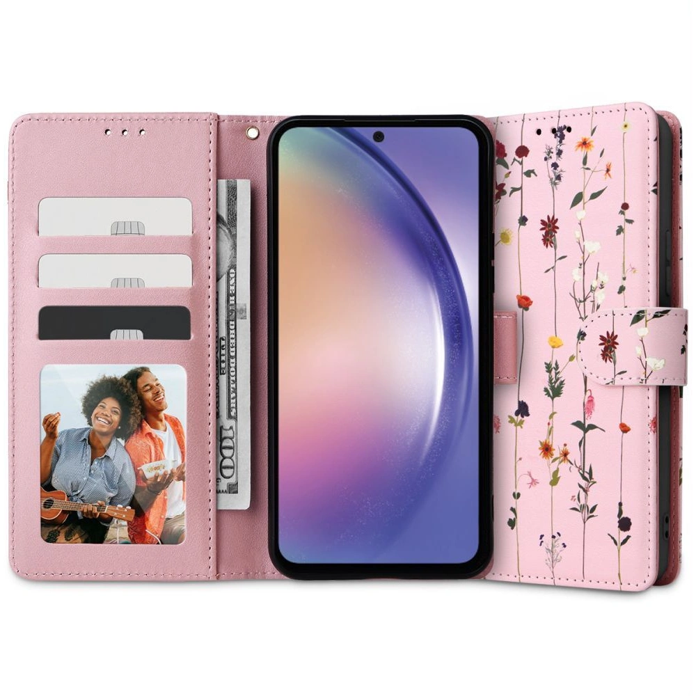 Hurtownia GSM - Etui Tech-Protect Wallet Samsung Galaxy A34 5G Garden Pink - THP1806 - {ean13} - Hurt