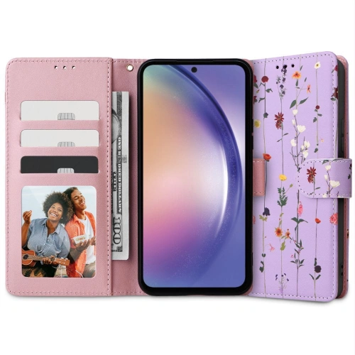 Etui Tech-Protect Wallet Samsung Galaxy A34 5G Garden Violet